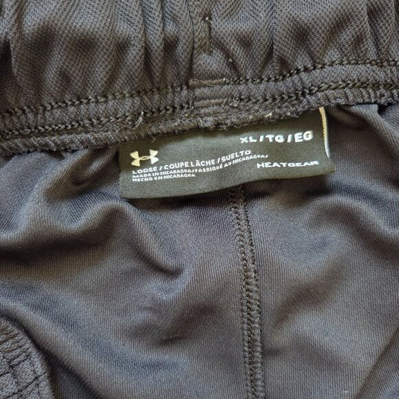 Under Armour Men’s XL Athletic Shorts Black Performance Training Gym Activewear - Picture 3 of 14